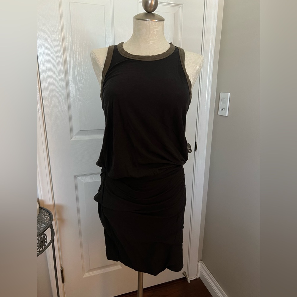 James Perse Ruched Side Dress sz M